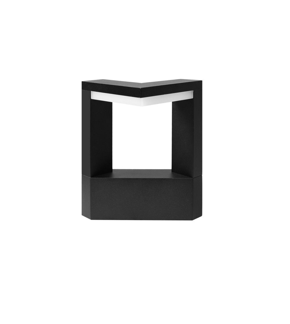 APLIQUE ZANE 10W 3000K NEGRO IP65